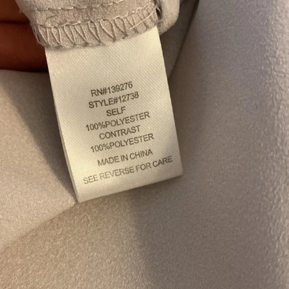 Daniel Rainn Two Toned Partial Button Down Lightweight Fashion Blouse Top M - Picture 8 of 8